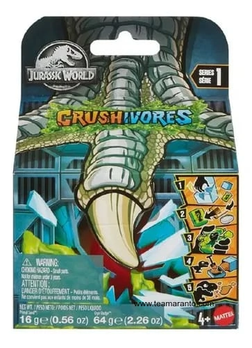 Jurassic World Crushivores, Dinosaurio Sorpresa, 4+
