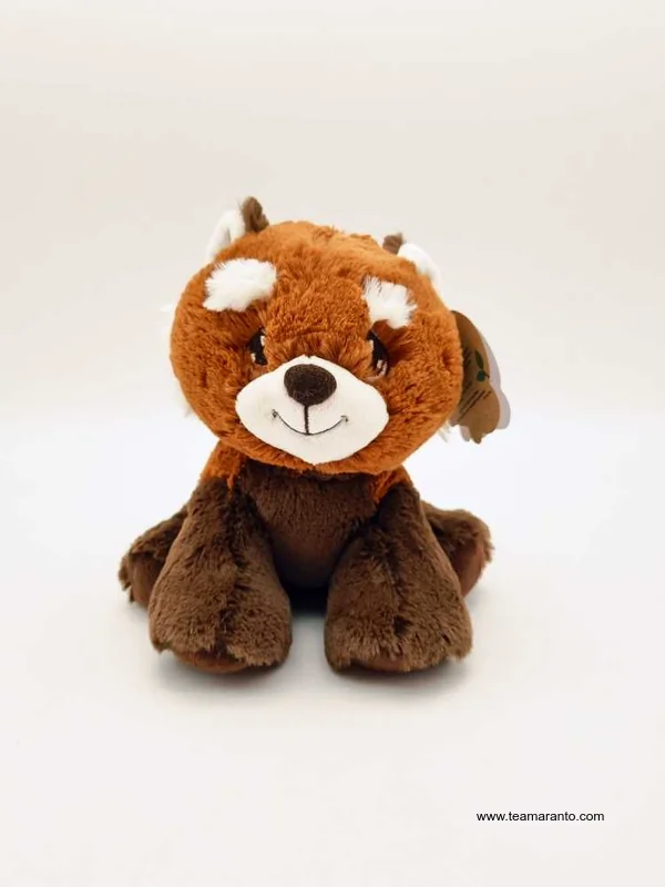 Panda Rojo Raya Red Panda Peluche Precious Moments by Aurora, Original 8.5 Pulgadas