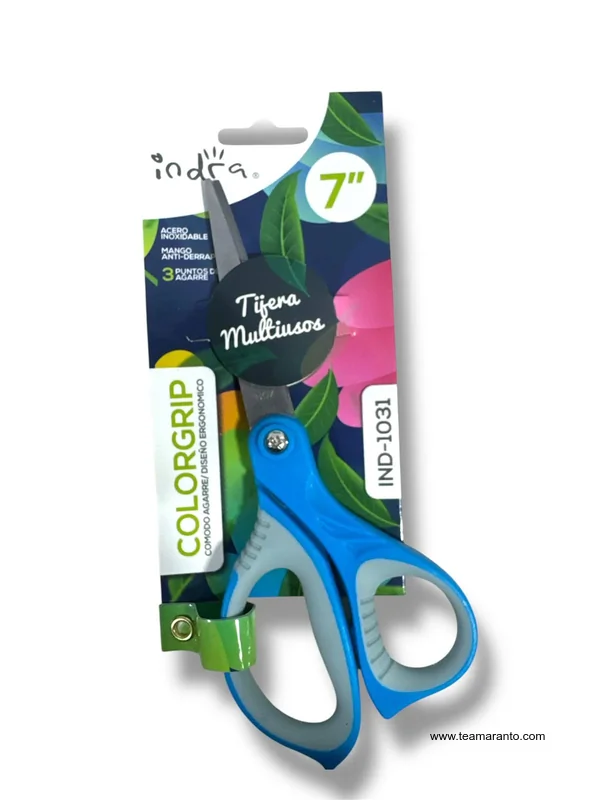 TIJERA MULTIUSOS DE 7 PULGADAS, VARIOS COLORES