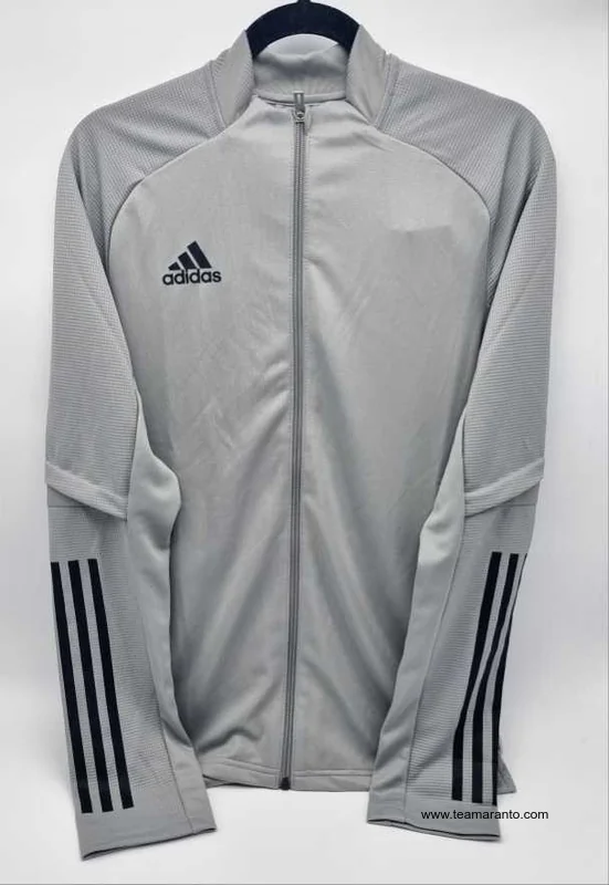 Sudadera de Fútbol con Cierre Adidas Aeroready, Color Gris, Talla S, Original