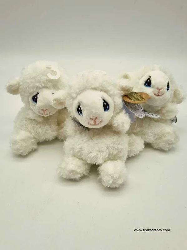 Borreguito Luffie Lamb Peluche Precious Moment by Aurora, Original, 5 Pulgadas