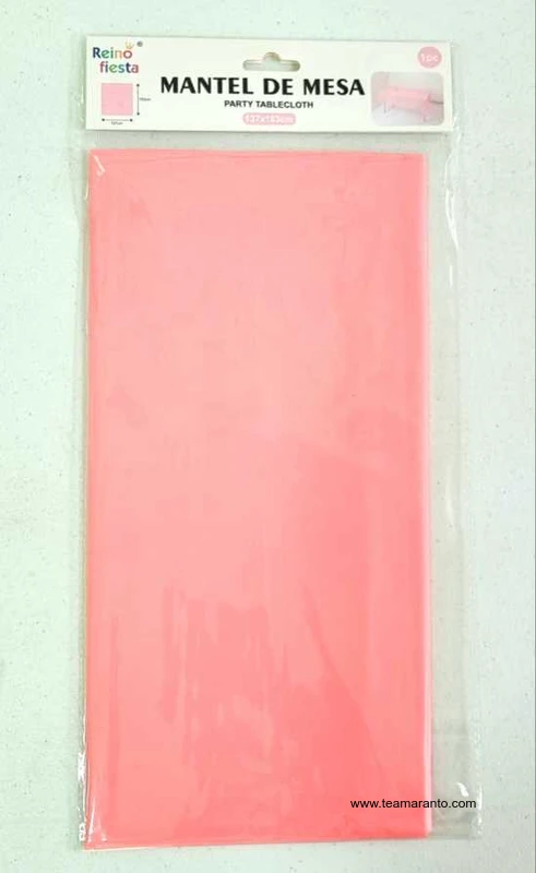 Mantel Liso de Mesa Para Fiesta, Decorativo, distintos colores, 137 cm x 183 cm, Plástico