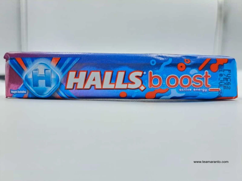 HALLS BOOST TABLETAS DE CARAMELO MACIZO SABOR A FRUTAS 25,2G | Te Amaranto