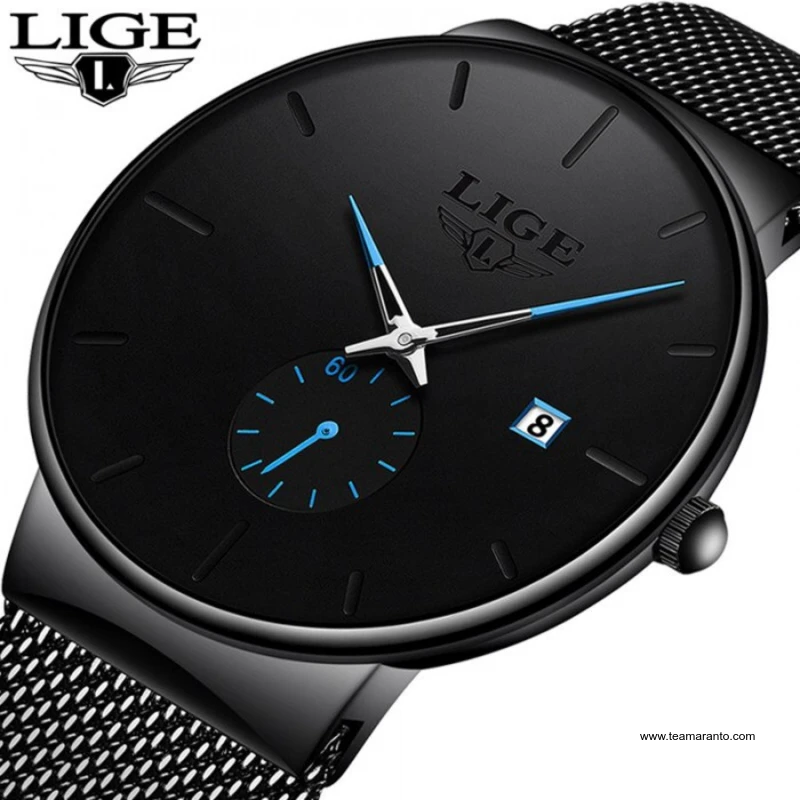 Reloj Digital Smart Watch color negro con triple correa