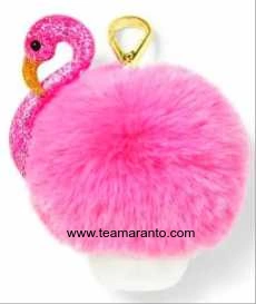 Porta Gel Antibacterial Flamenco Bath & Body Works, Original, Color Rosa