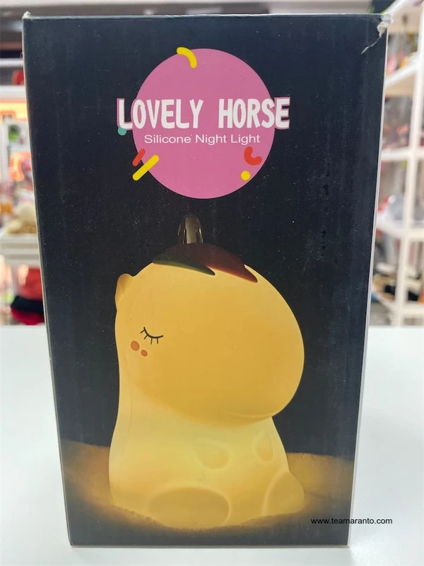 Lampara De Noche Con Forma De tierno Unicornio, color rosa 